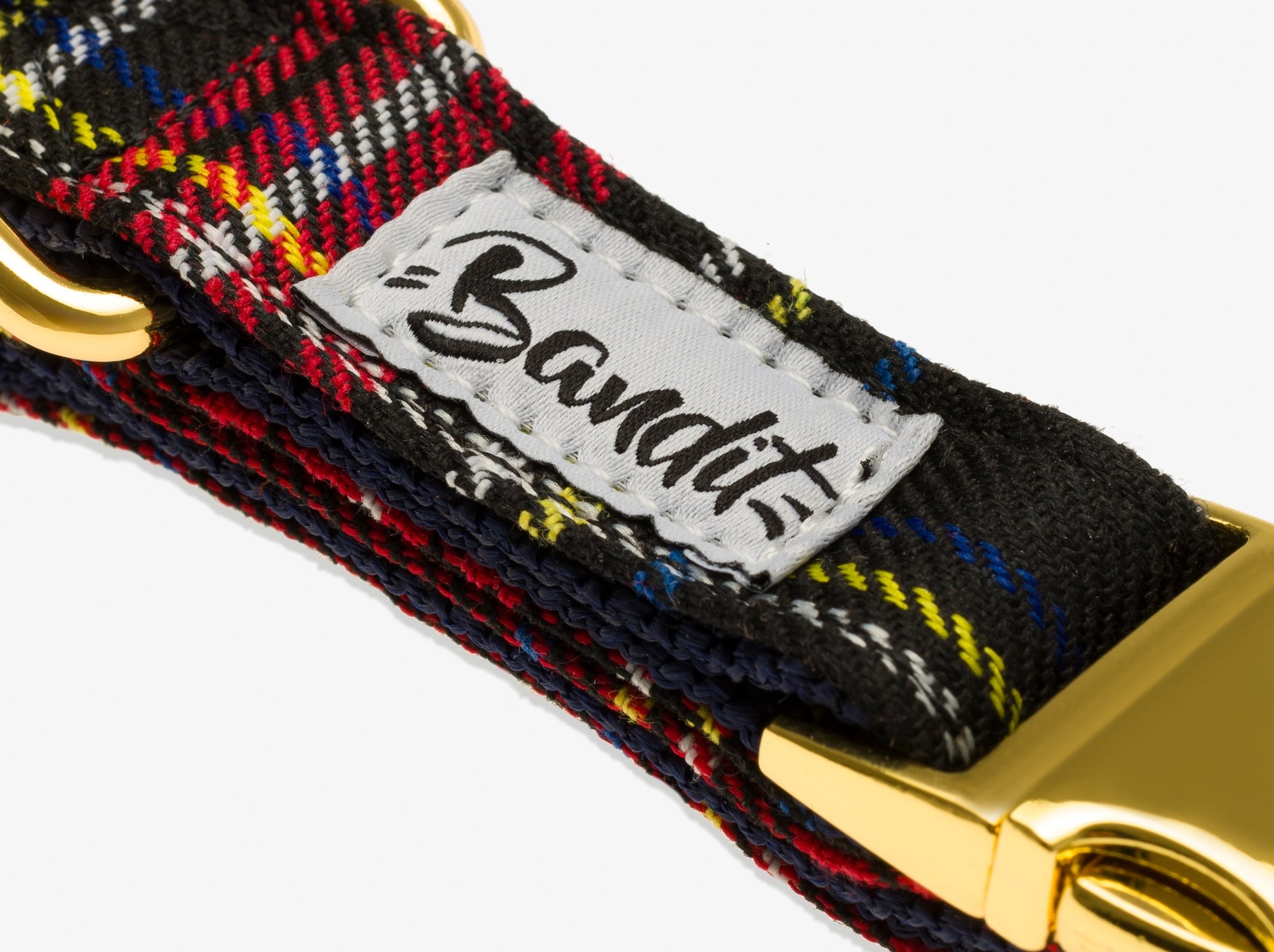 Collier pour chien tartan