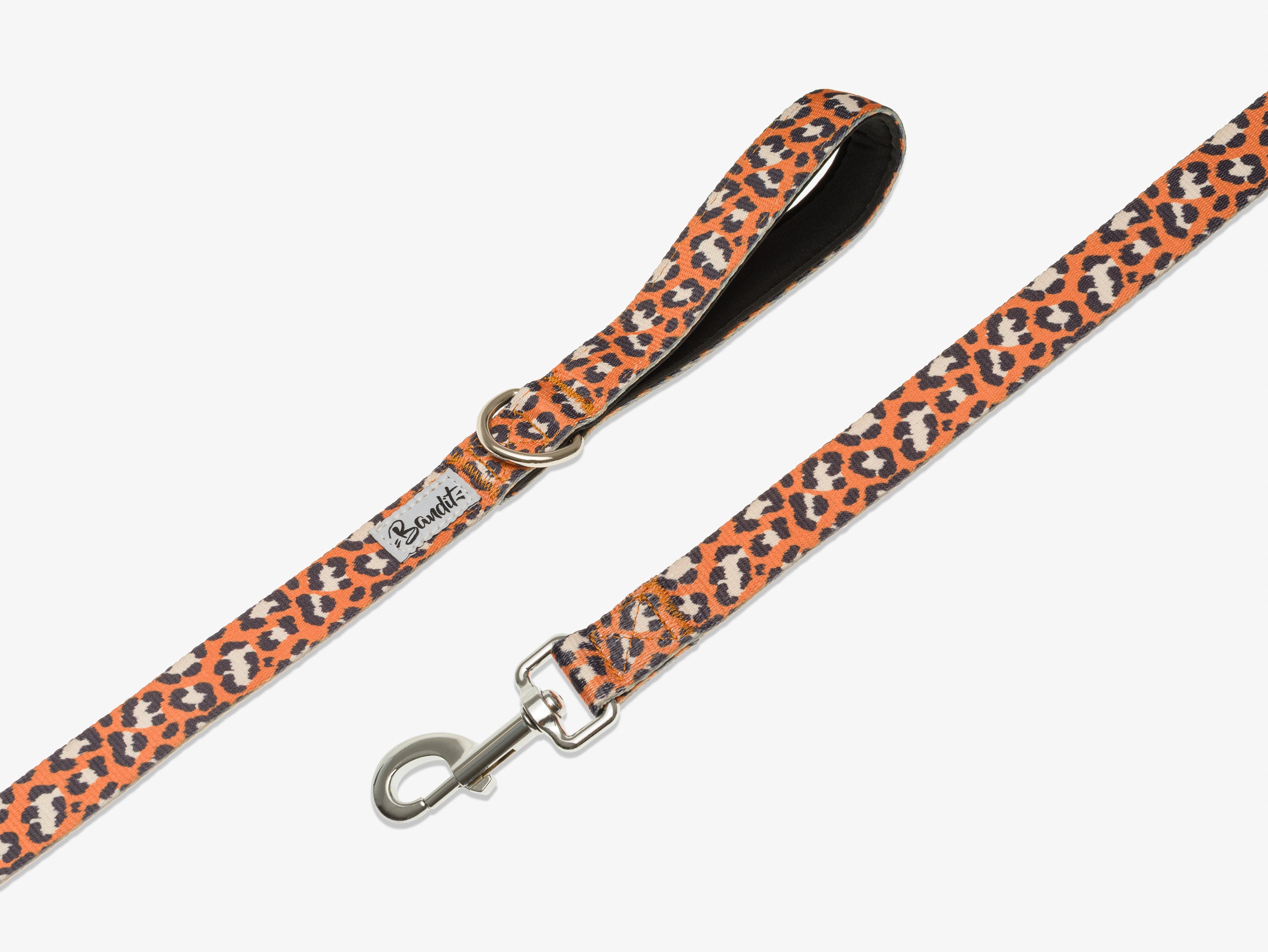 Laisse pour chien léopard foncé