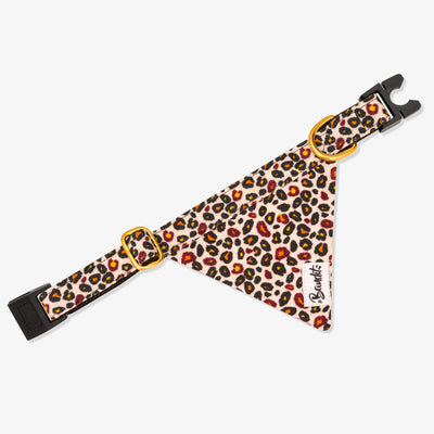 Bandana pour chat motif léopard