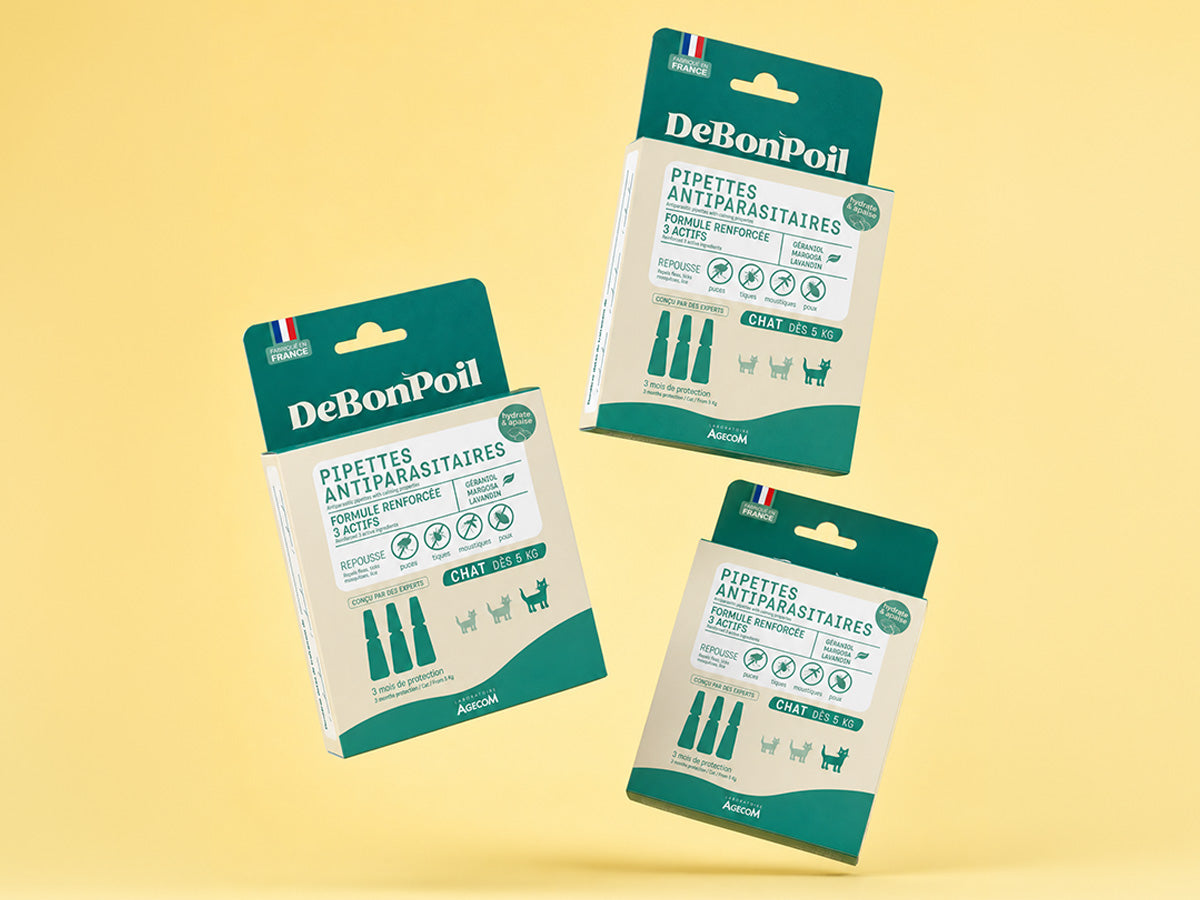Pipettes antiparasitaires chat
