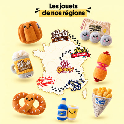 Box jouet pour chien – 2 jouets exclusifs + friandises