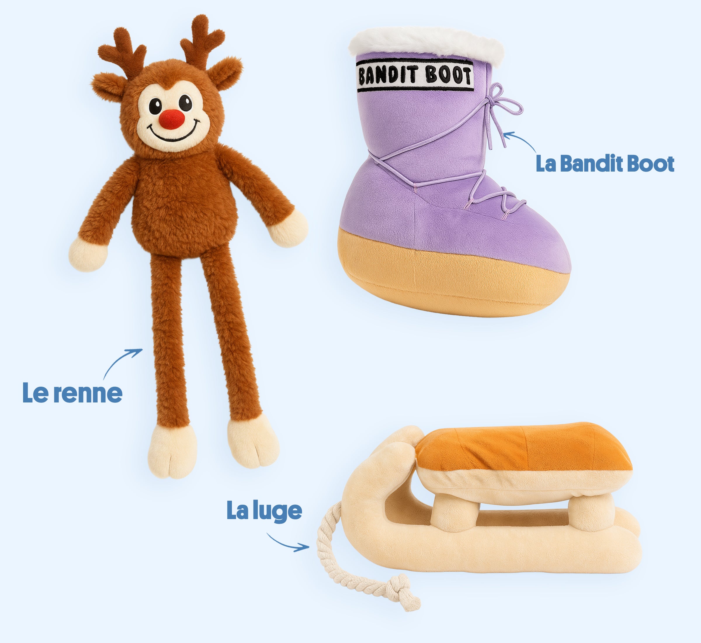 Kit 3 jouets hiver