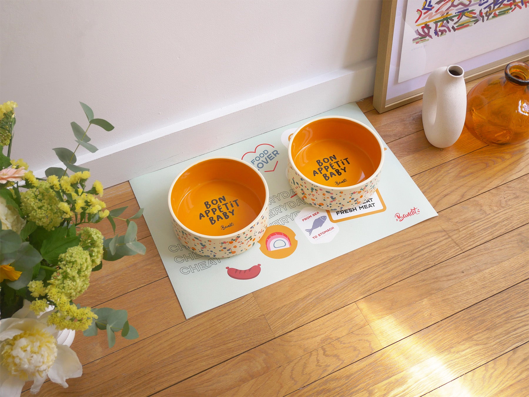 Mat + Bowls Kit