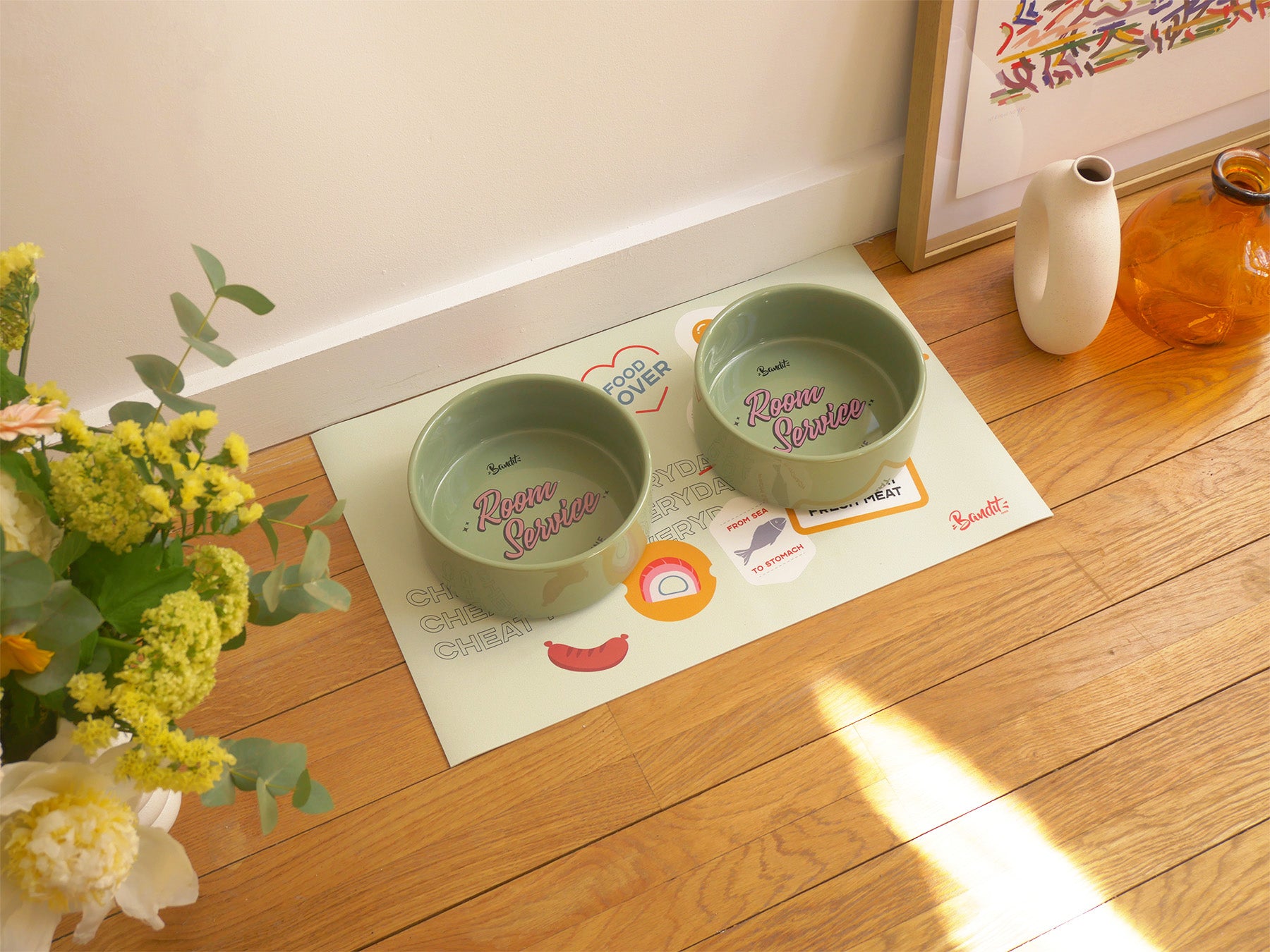 Mat + Bowls Kit