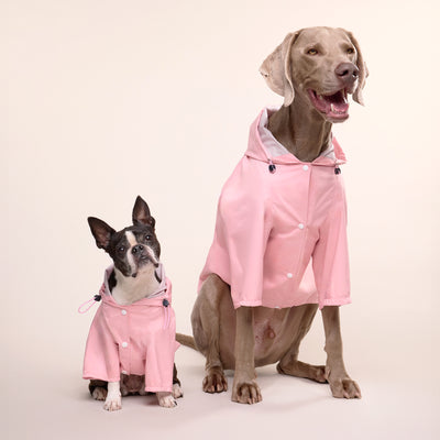 Imperméable pour chien rose