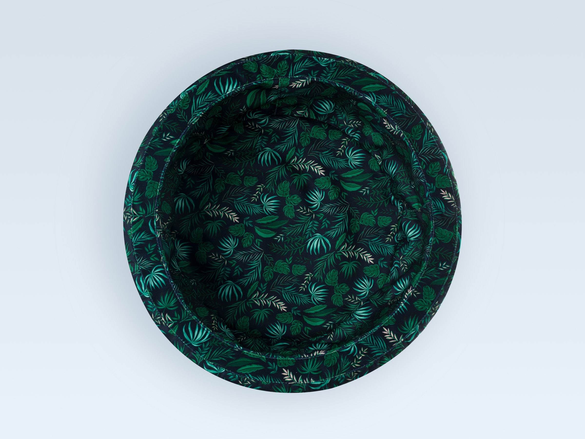 Panier rond pour chat, motif Jungle