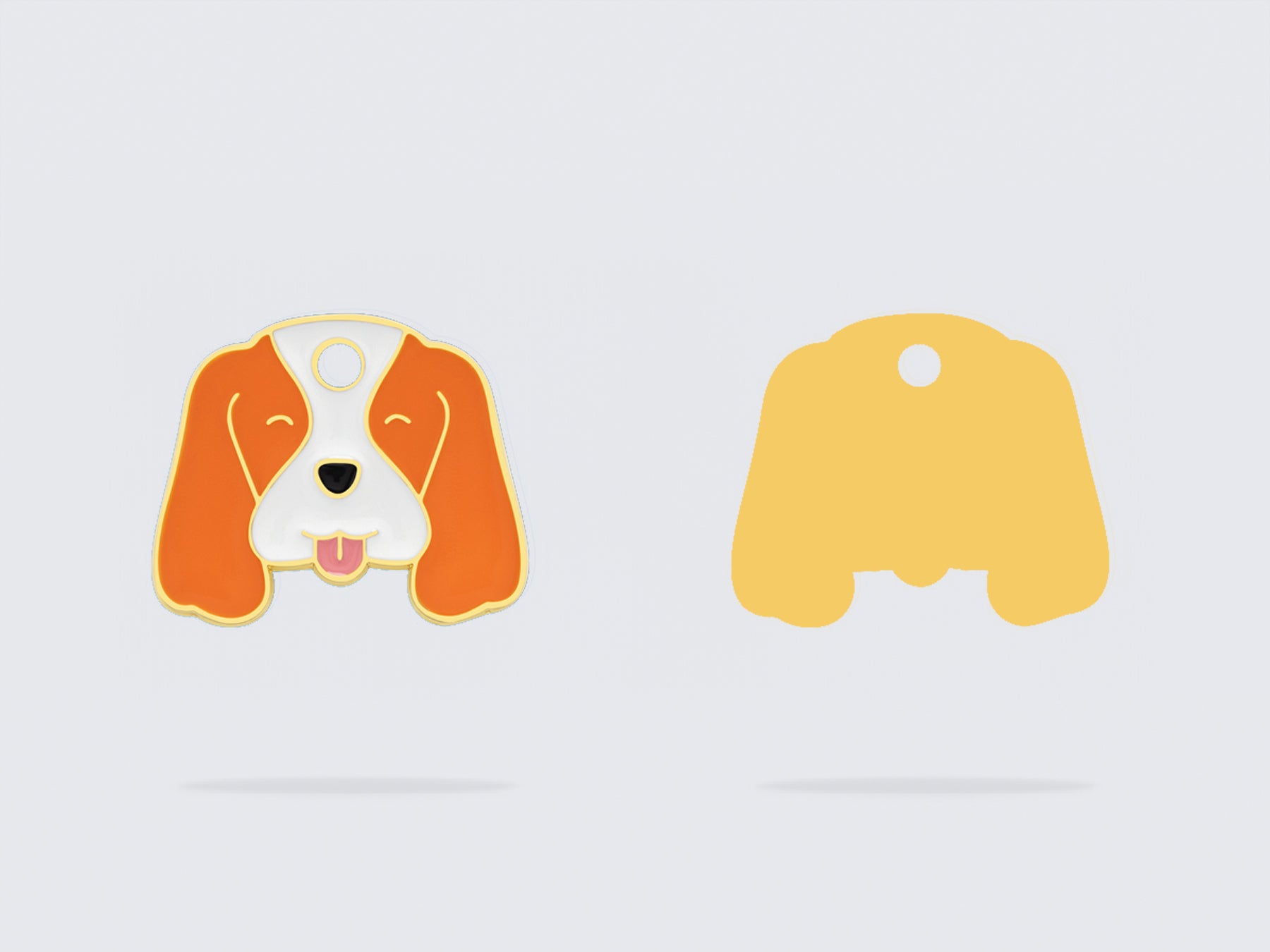 Médaille cavalier pour chien
