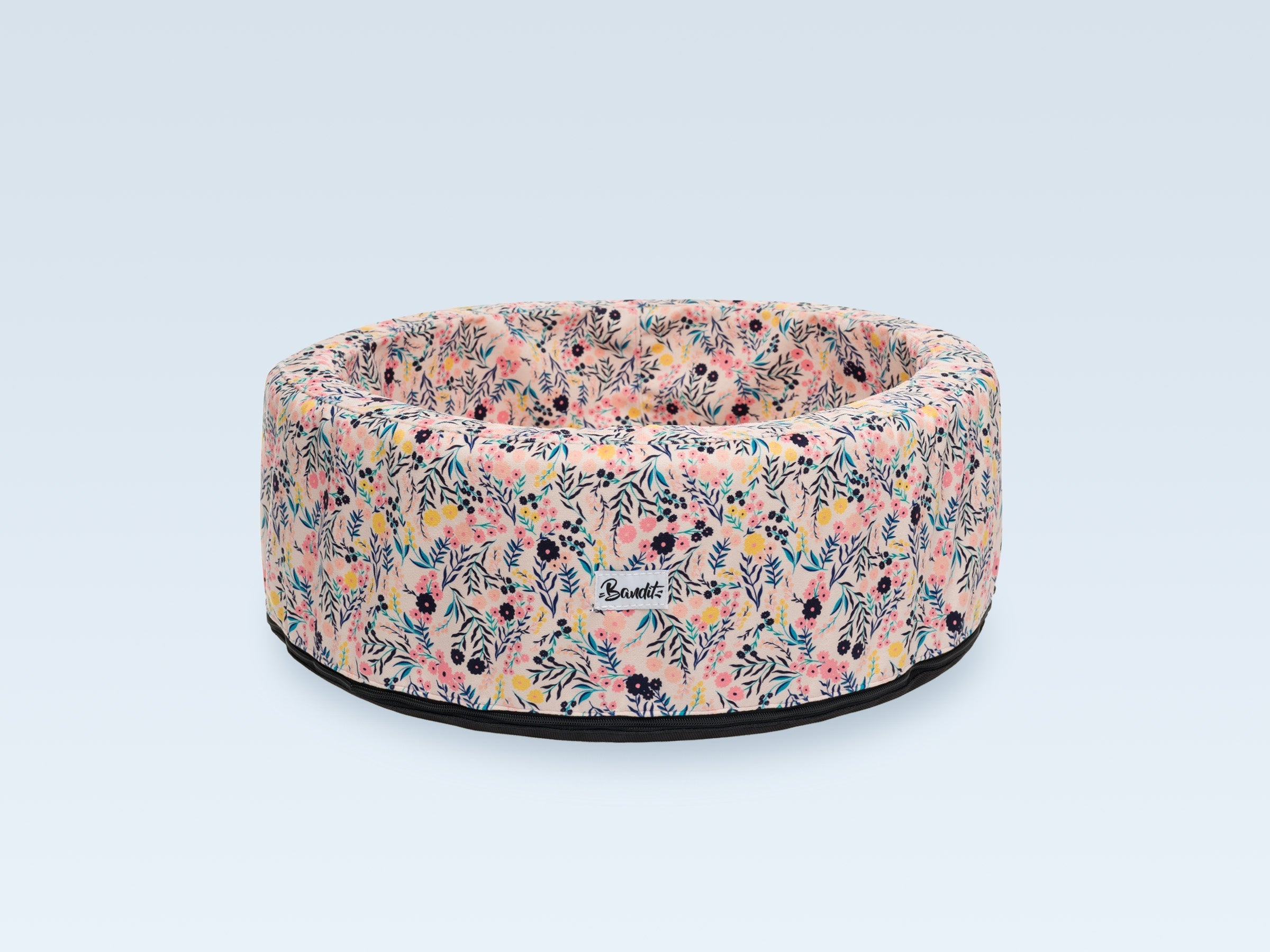 Panier rond pour chat, motif Liberty