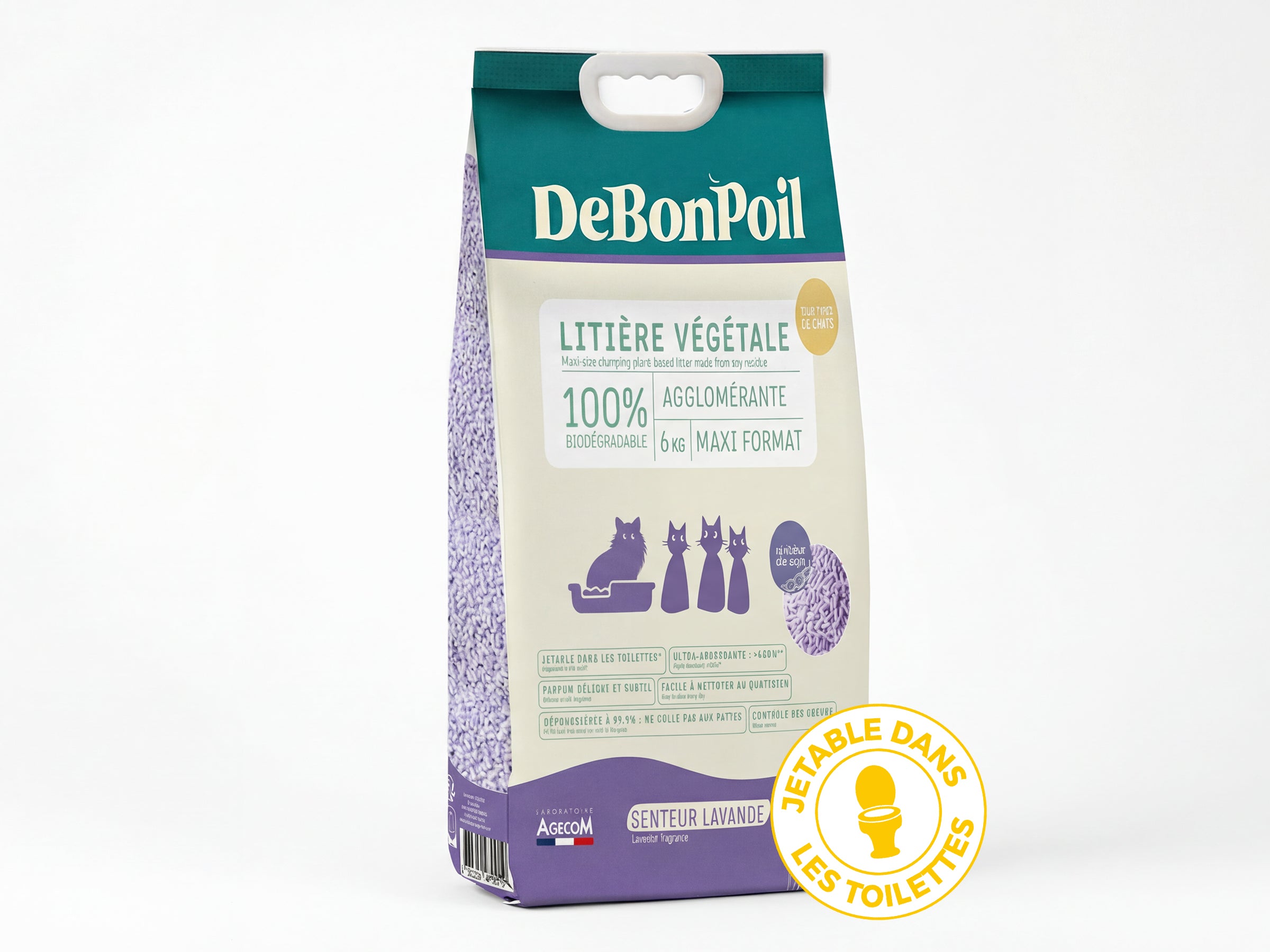 Litière végétale lavande 15L