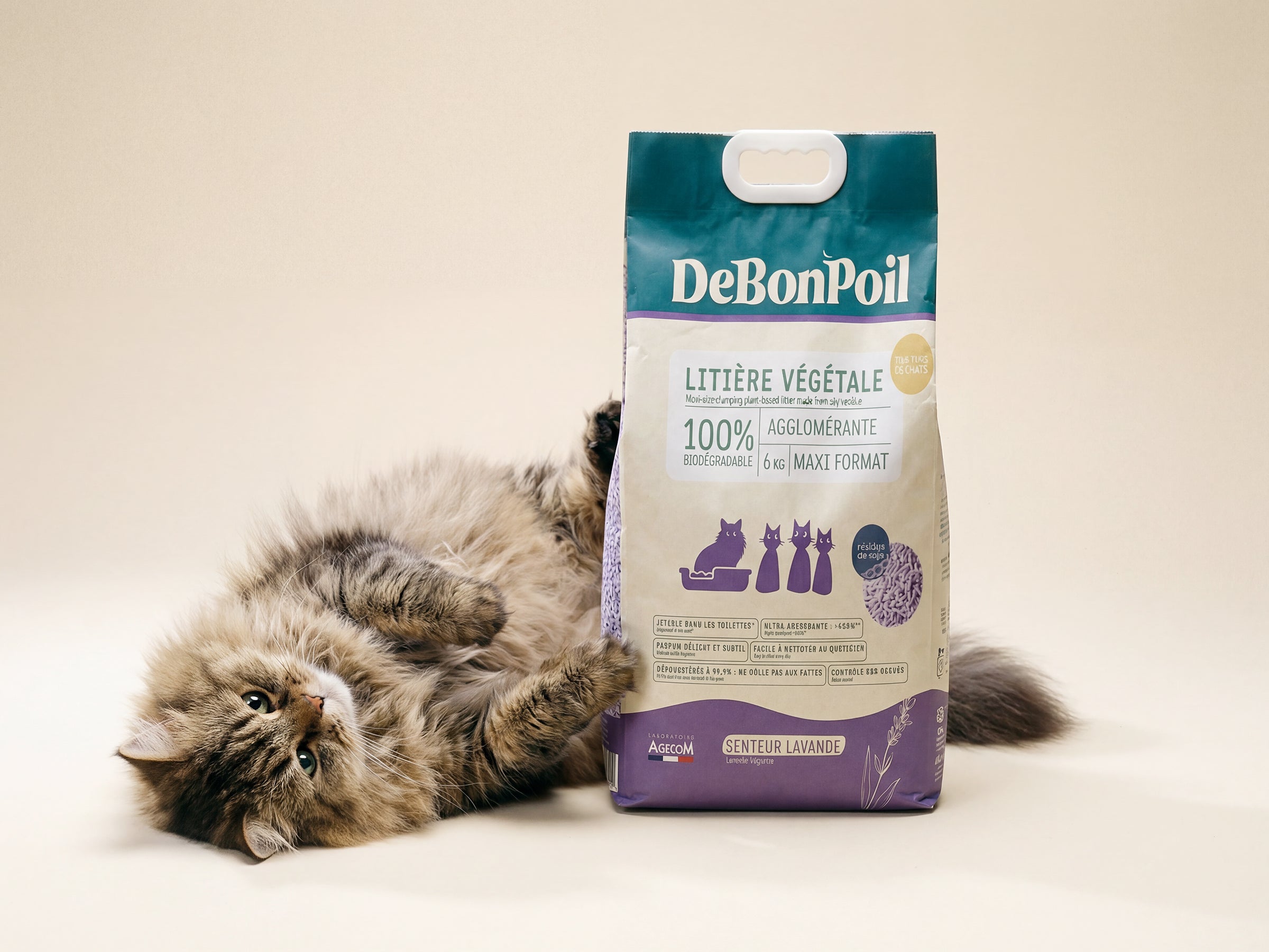 Litière végétale lavande 15L