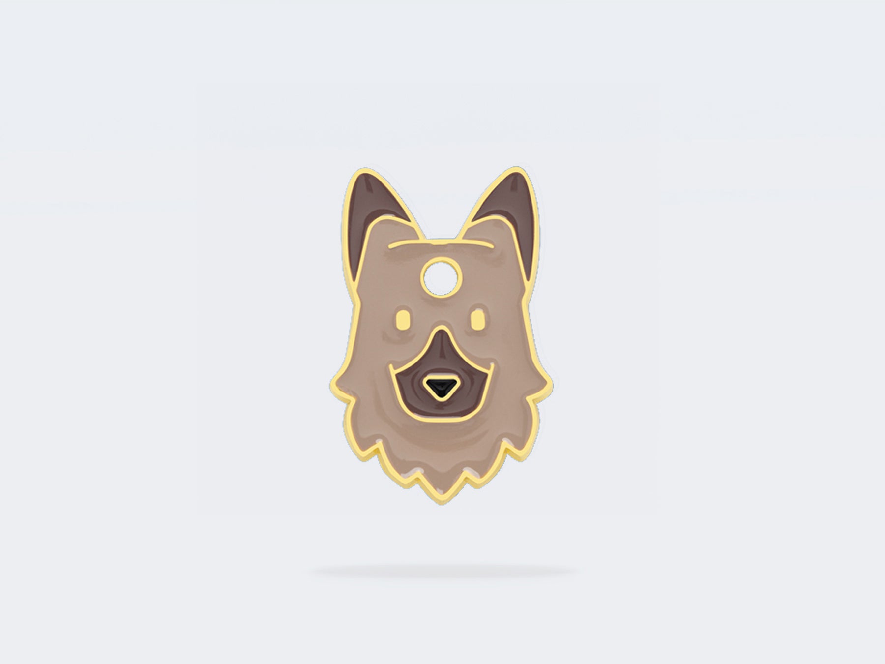 Médaille berger pour chien