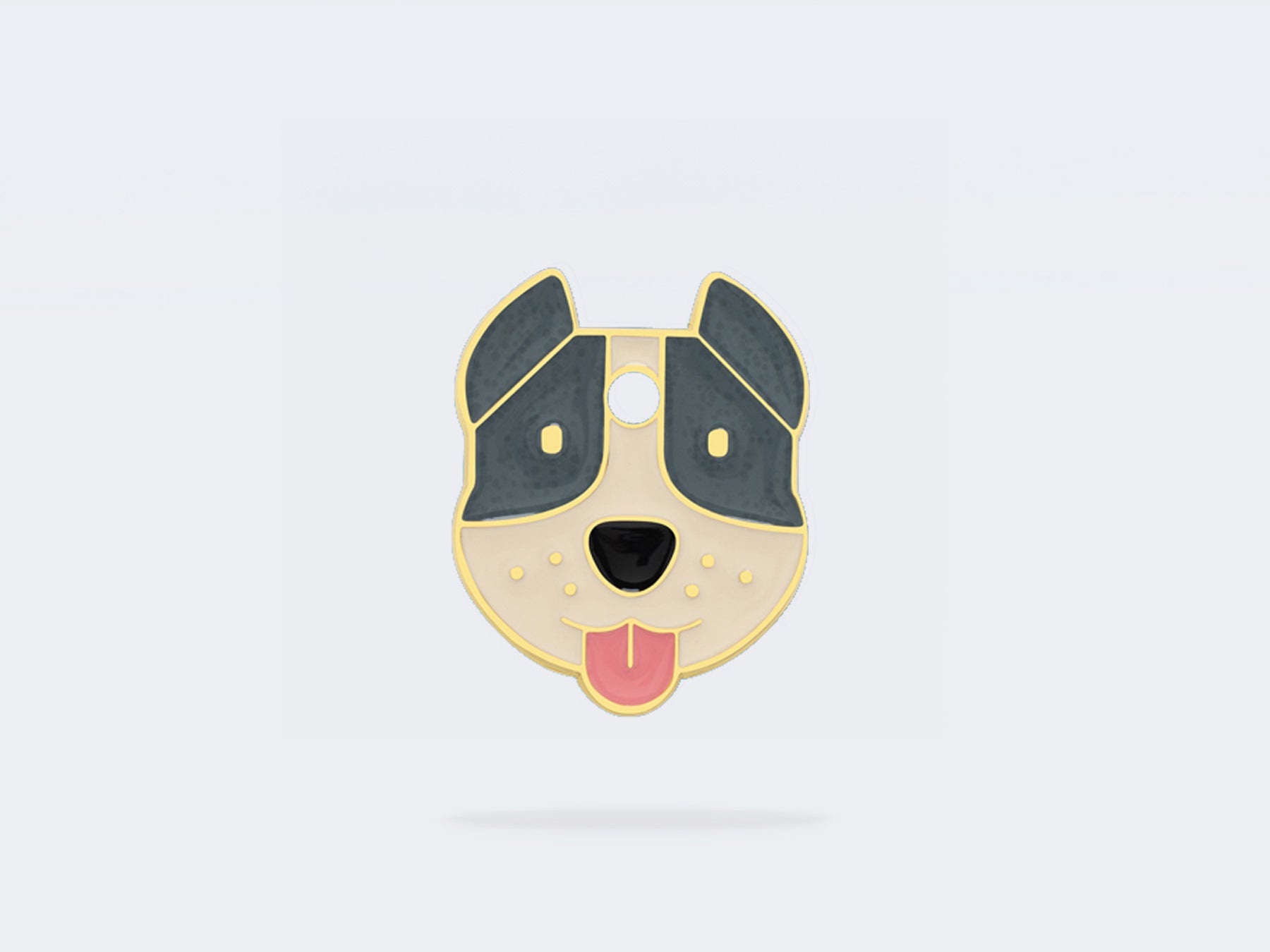 Médaille staffie pour chien