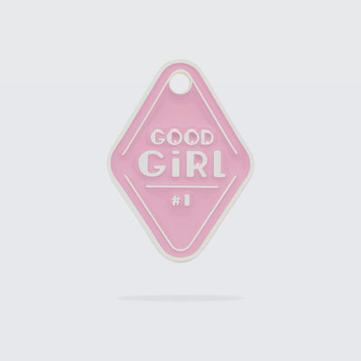 Médaille good girl pour chien