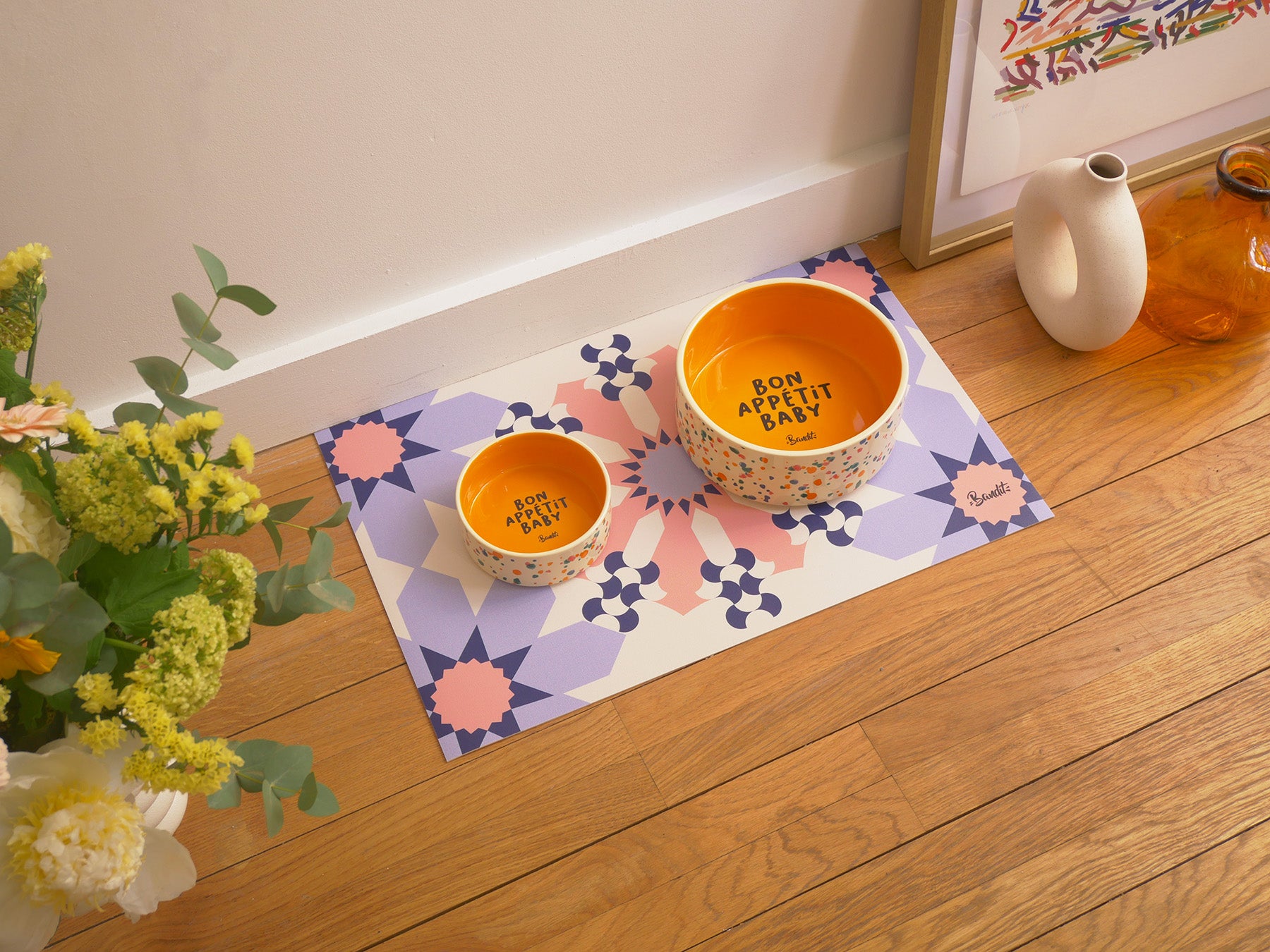 Mat + Bowls Kit