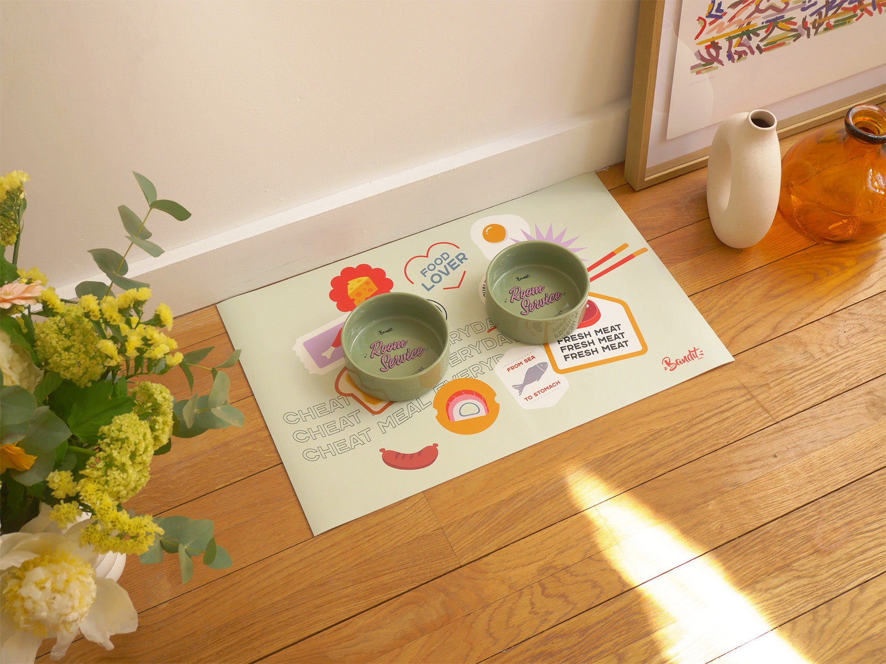 Mat + Bowls Kit
