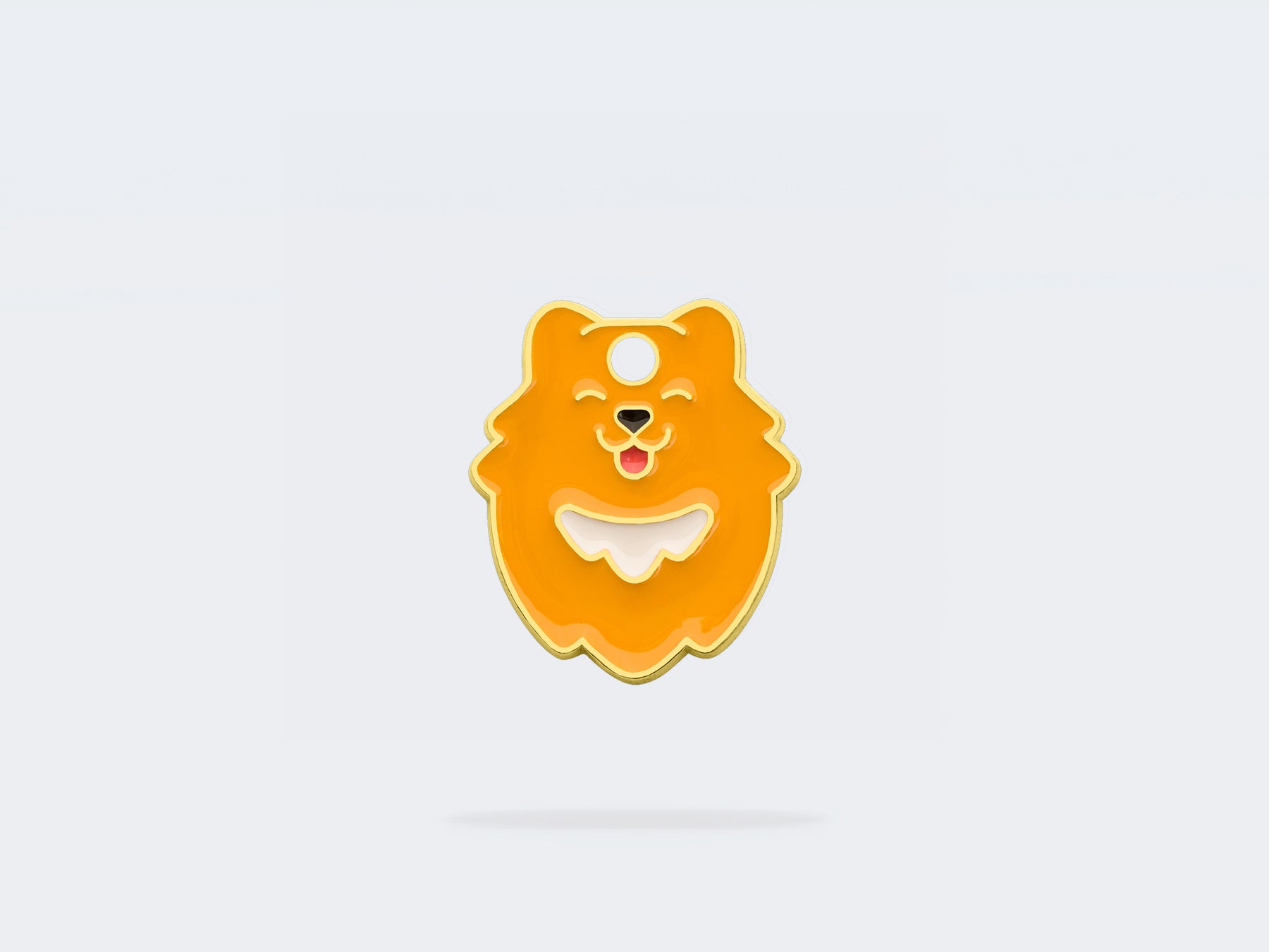 Médaille spitz pour chien