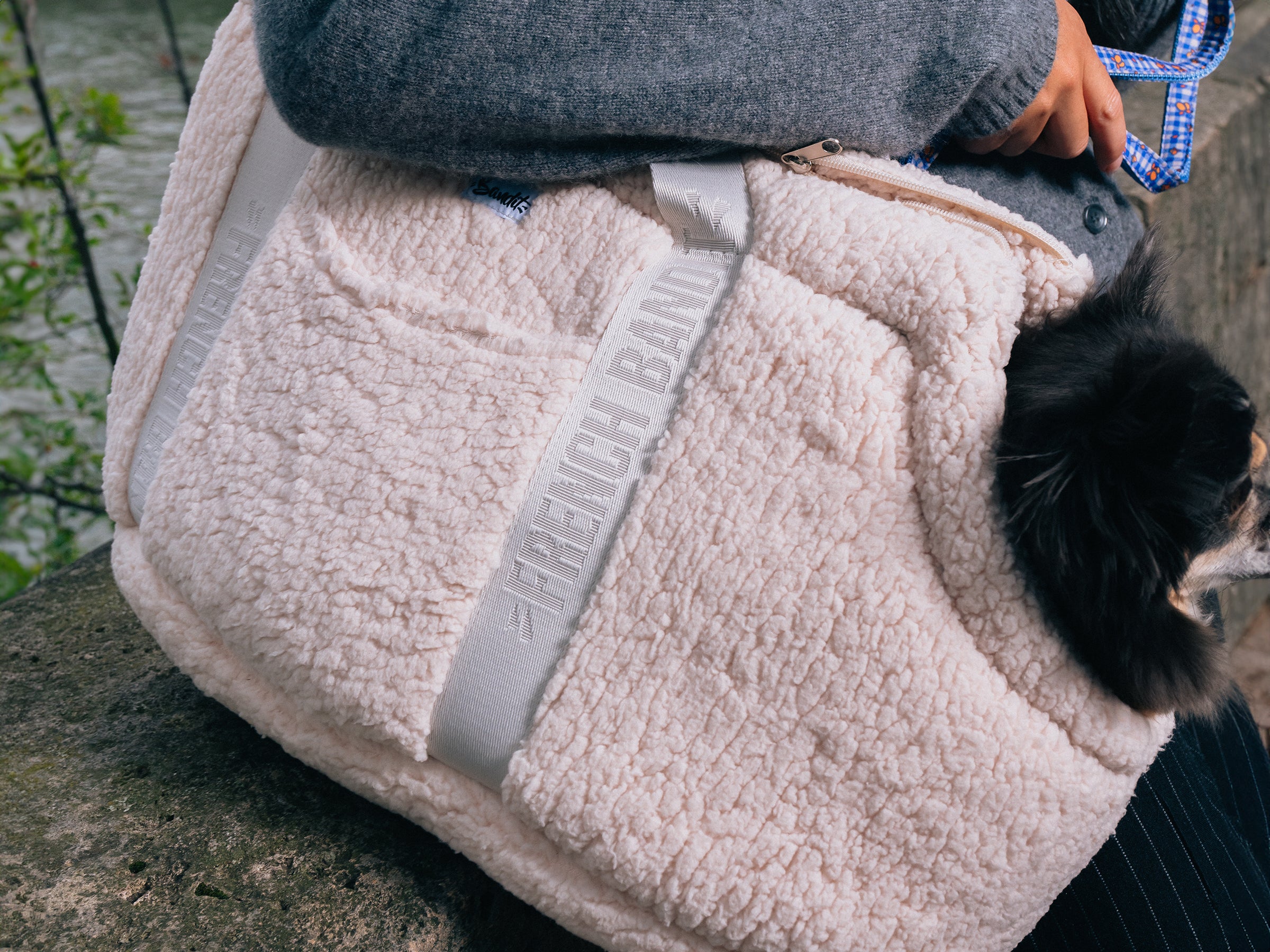 Sac pour chien en sherpa