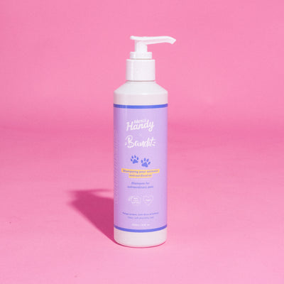 Shampoing pour animaux extraordinaires Bandit x Merci Handy