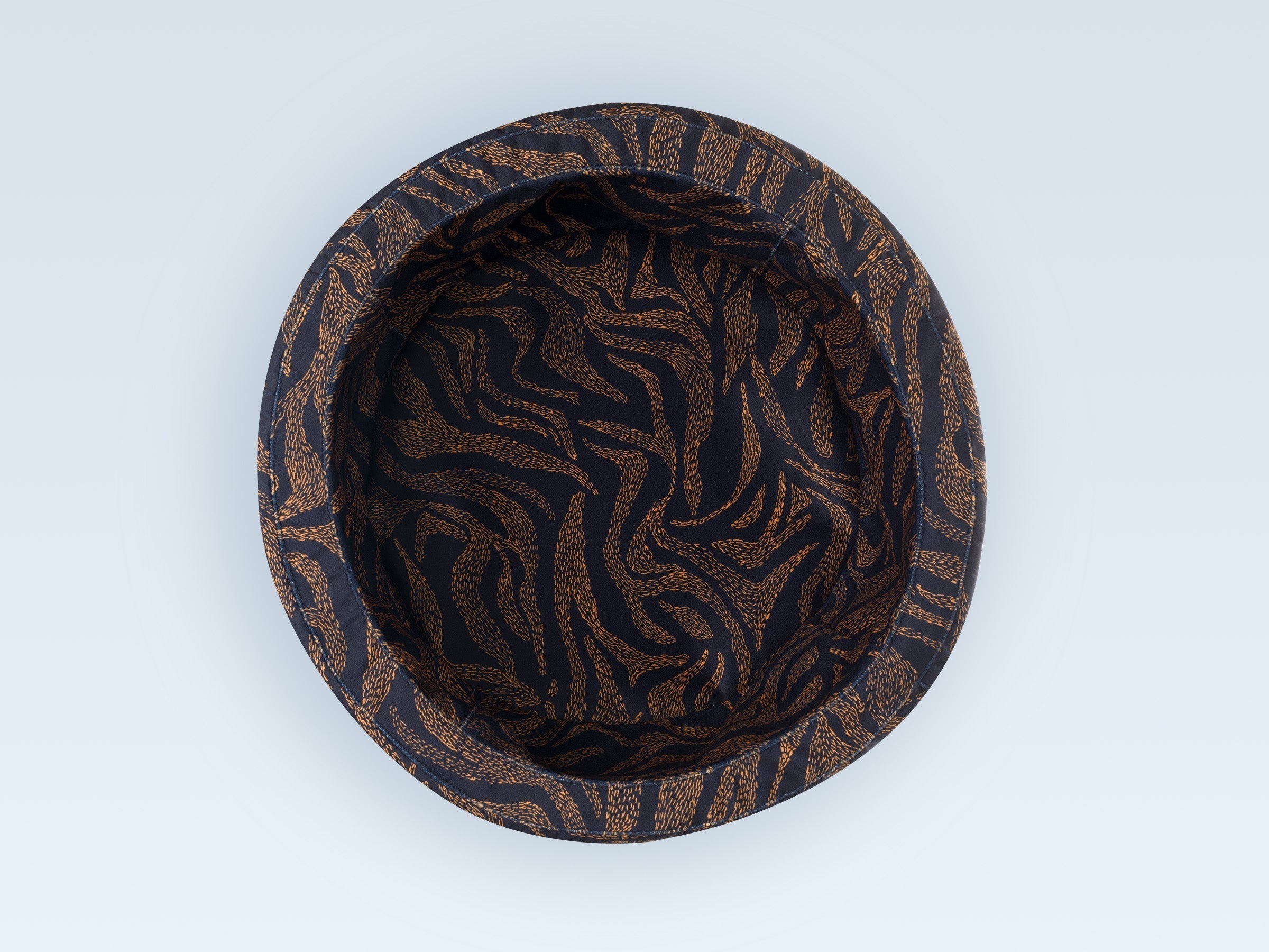 Panier rond pour chat, motif Zèbre