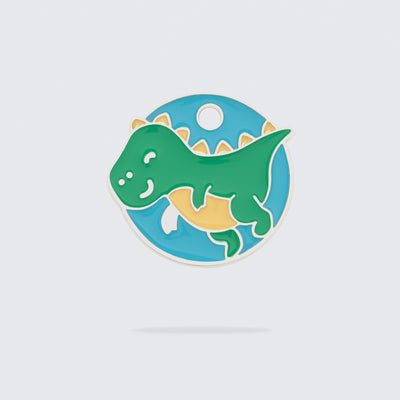 Médaille dinosaure pour chien