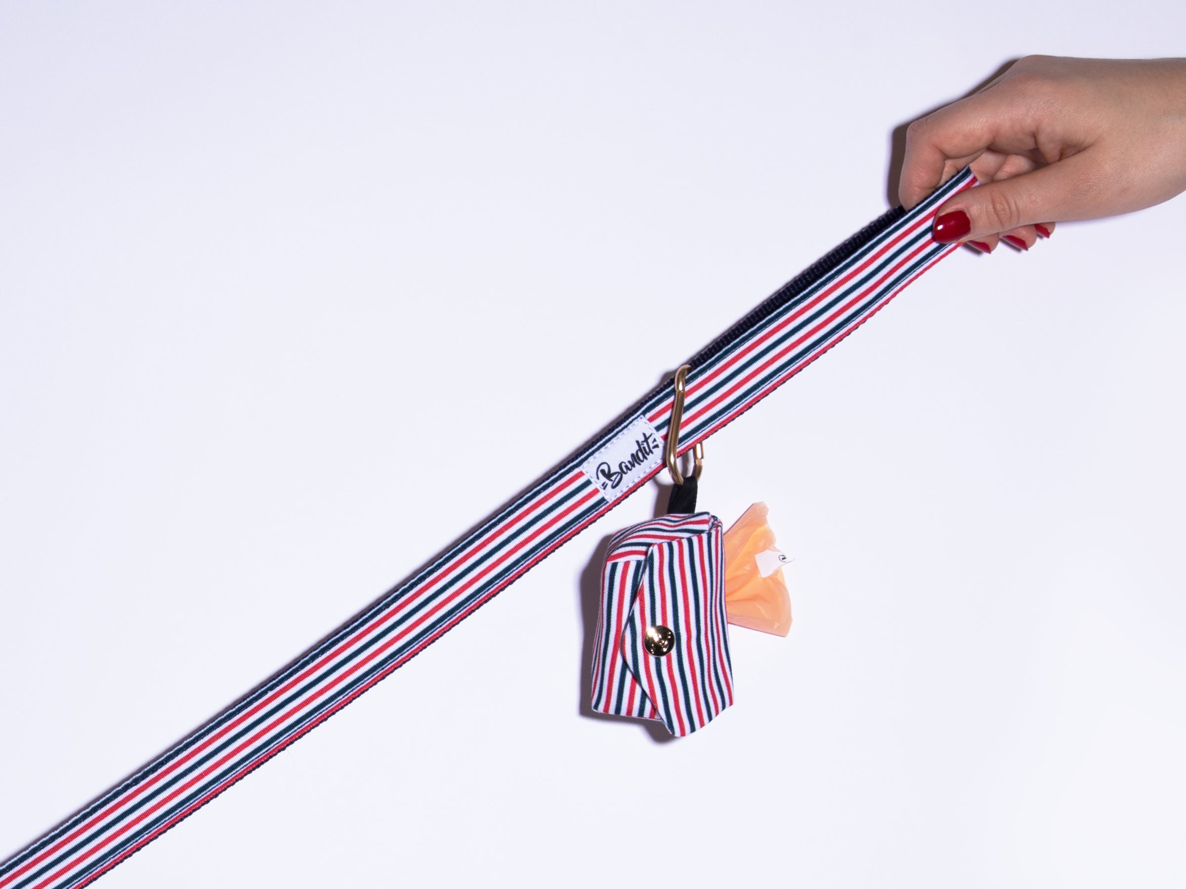 Pochette pour sacs à crottes tricolore