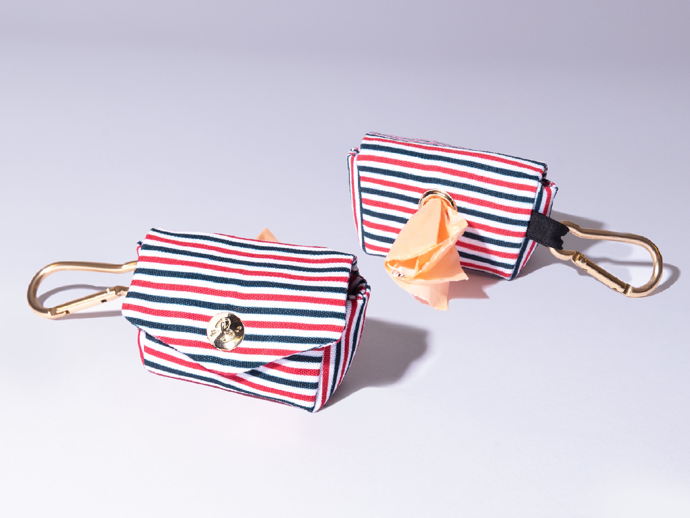 Pochette pour sacs à crottes tricolore