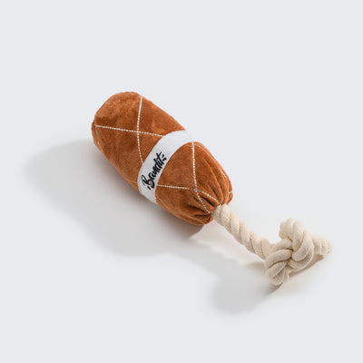 Jouet pour chien en forme de saucisson