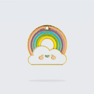 Médaille arc-en-ciel pour chien