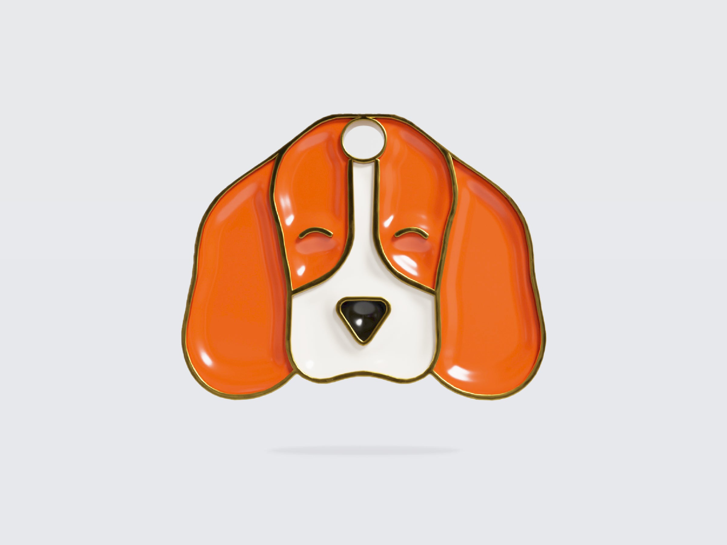 Médaille beagle pour chien