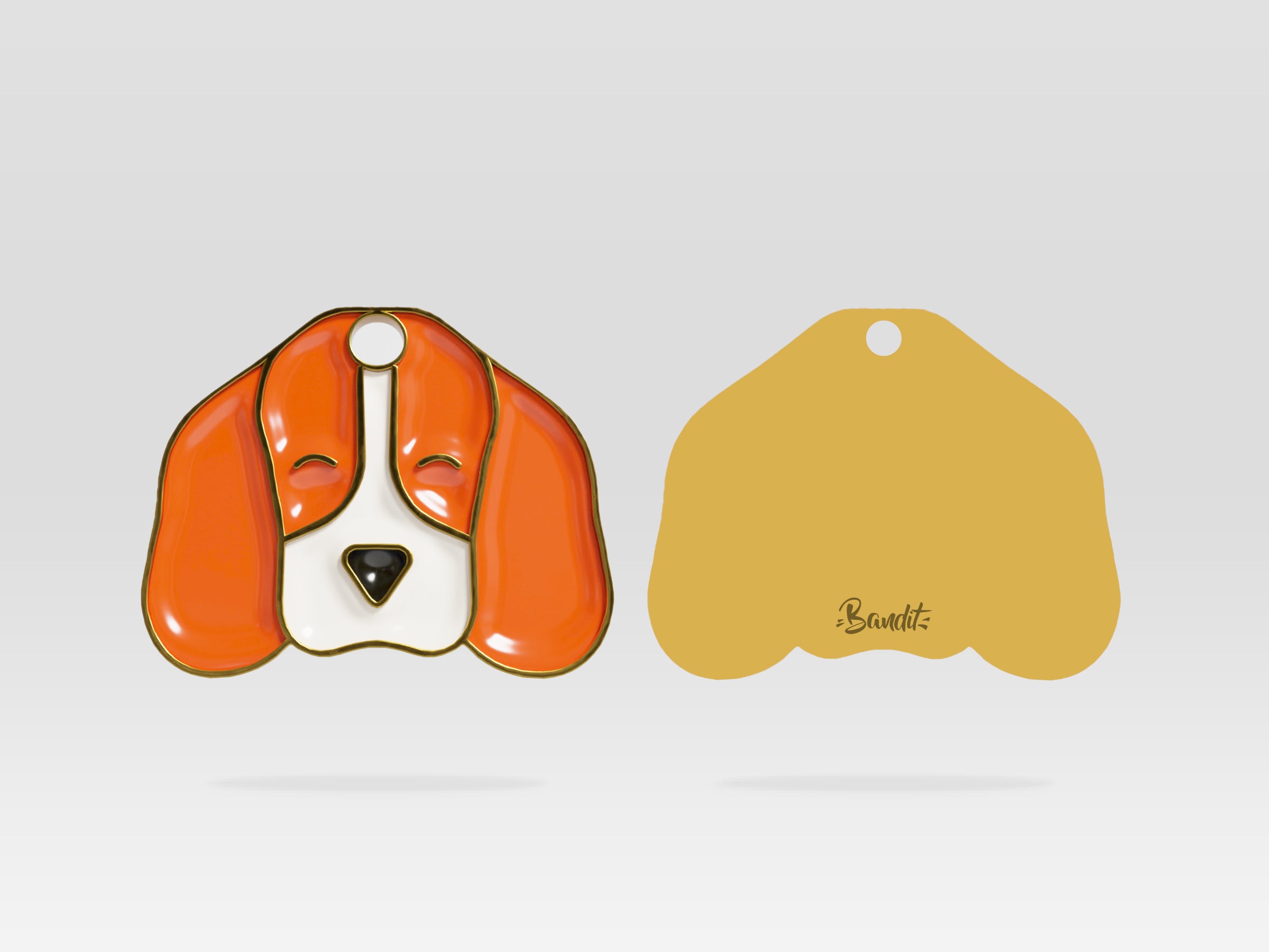 Médaille beagle pour chien