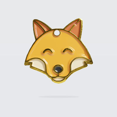 Médaille renard pour chien