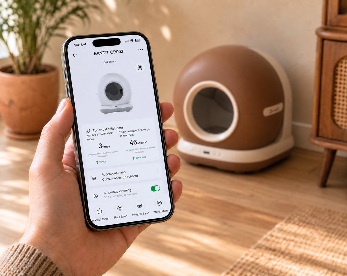 Bac à litière autonettoyant intelligent