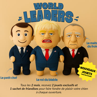 Box jouet pour chien – 2 jouets exclusifs + friandises