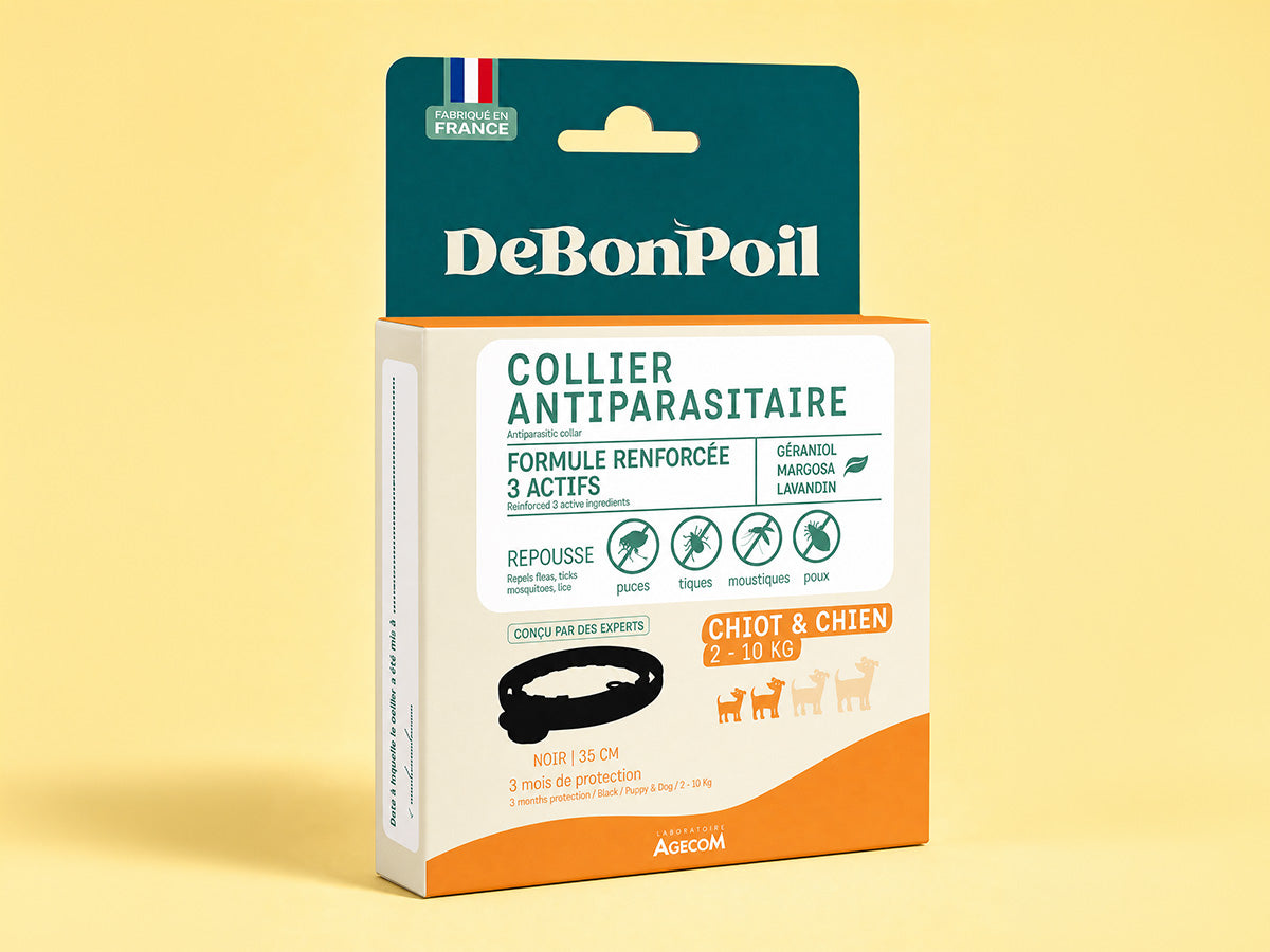 Collier antiparasitaires chien