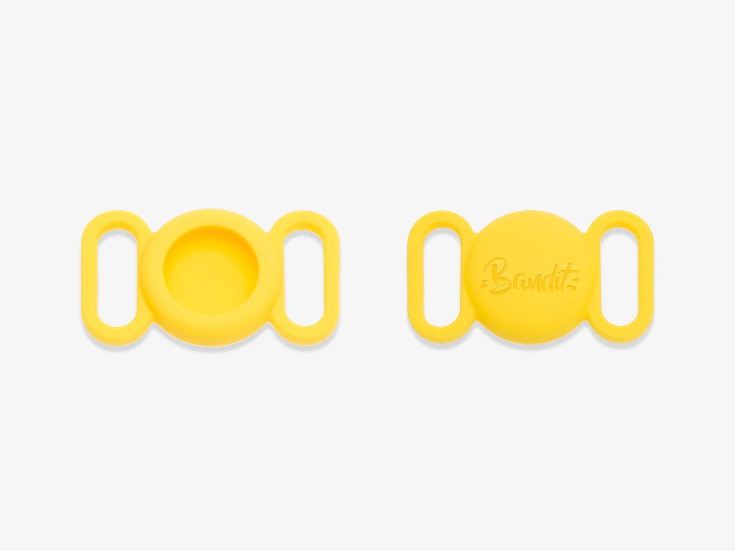 Lot De 2 Étuis Magnétiques Pour AirTag - Coque Silicone Souple Avec Aimant Intégré