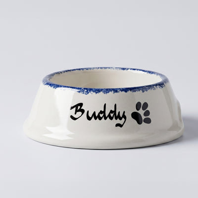 Gamelle bretonne pour chien personnalisable