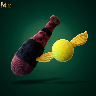 Jouet pour chien Set de Quidditch Harry Potter x BARK : batte et Vif d'or