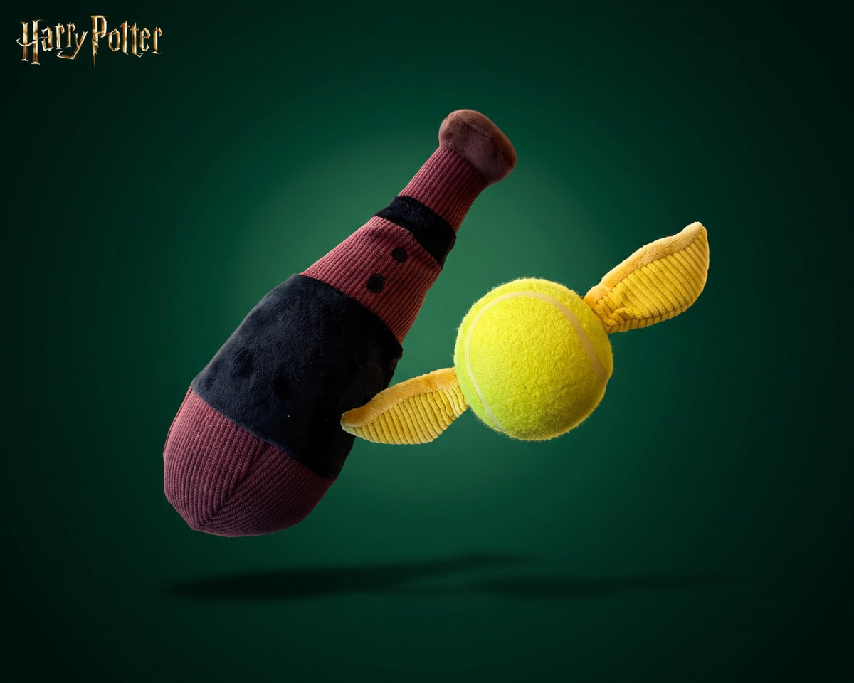 Jouet pour chien Set de Quidditch Harry Potter x BARK : batte et Vif d'or