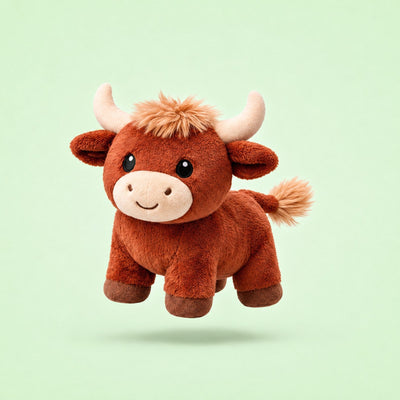 Meuhgnifique, jouet pour chien en peluche en forme de vache Salers, packshot French Bandit