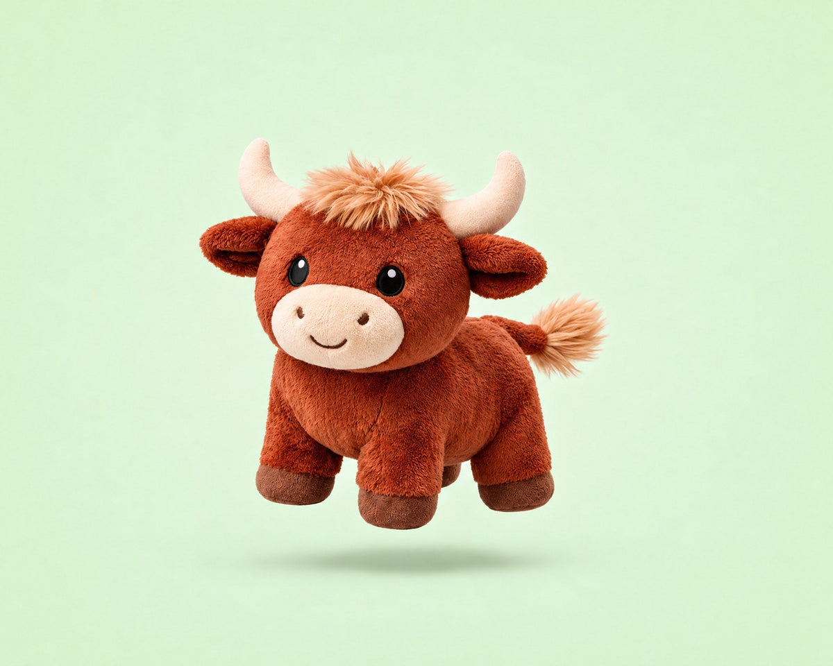 Meuhgnifique, jouet pour chien en peluche en forme de vache Salers, packshot French Bandit