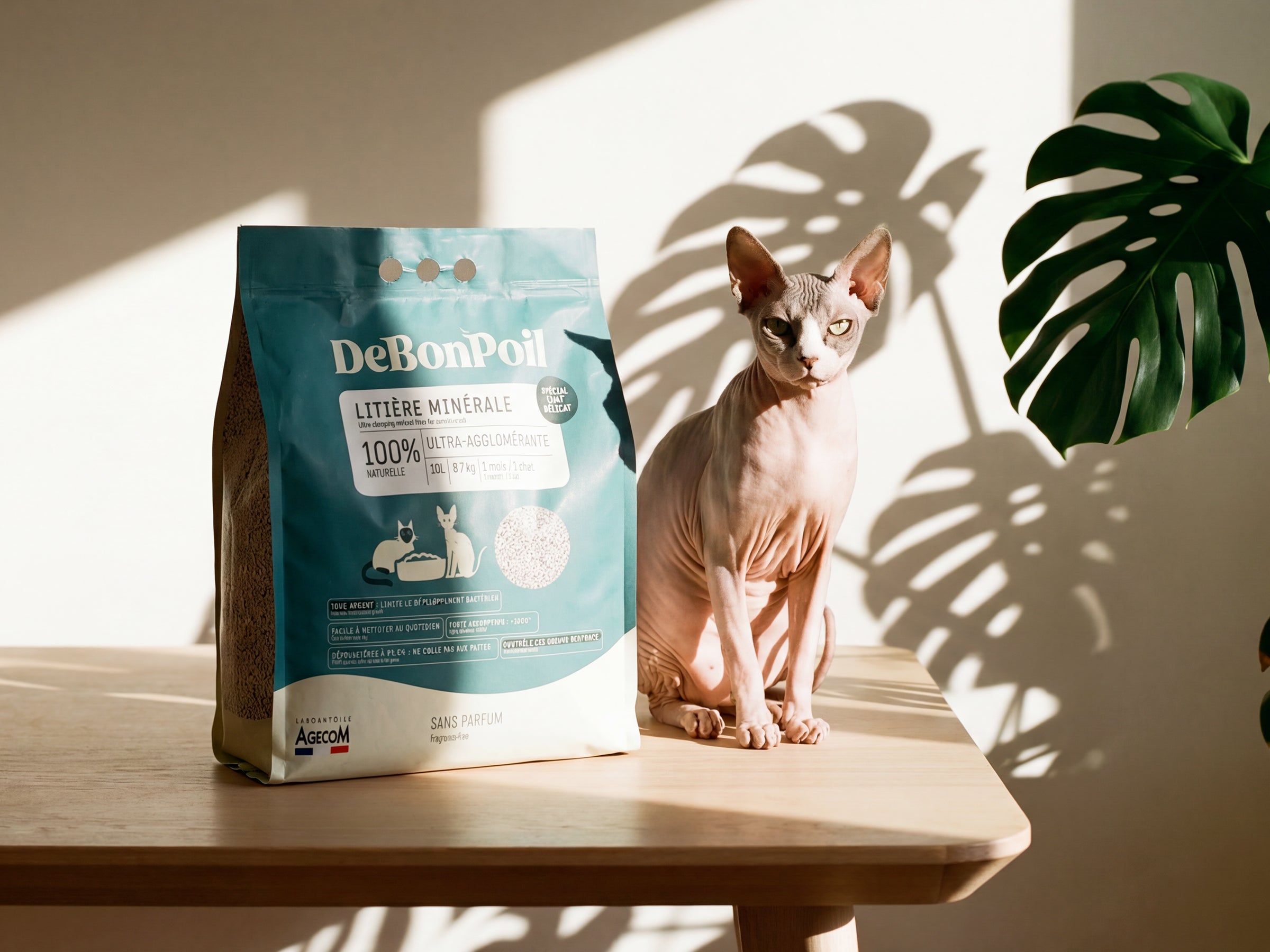 Litière minérale spéciale chat délicat (x2)