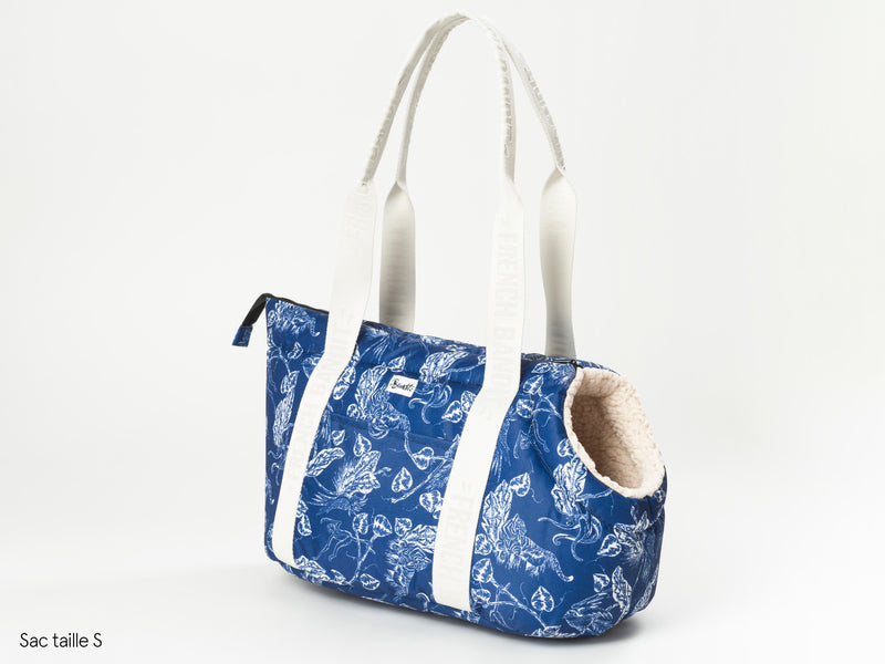 SAC DE TRANSPORT - Toile de jouy