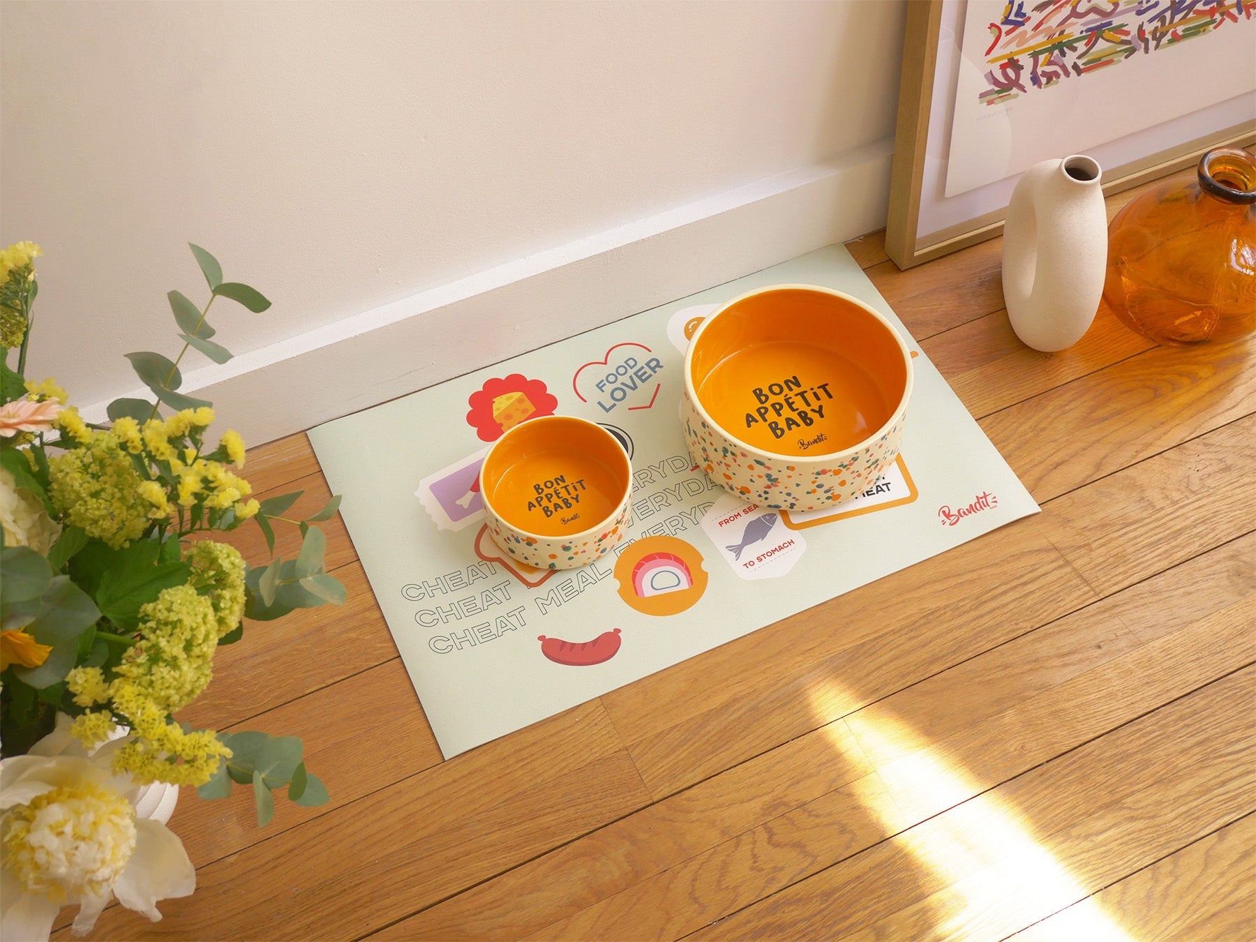 Kit Tapis + Gamelles