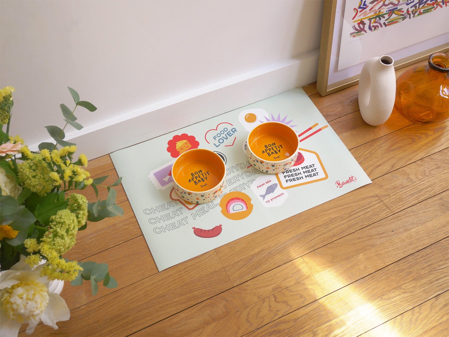 Kit Tapis + Gamelles
