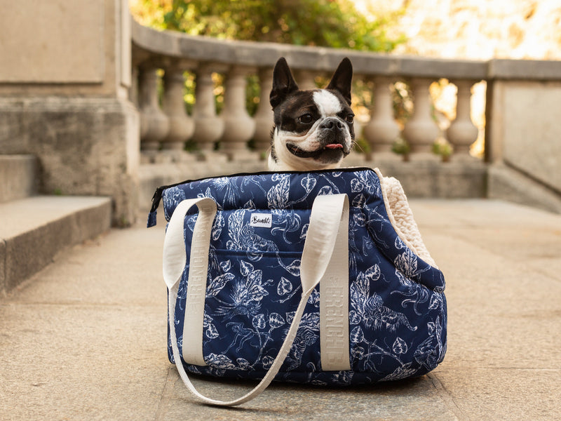 SAC DE TRANSPORT - Toile de jouy