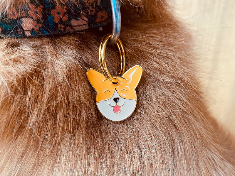 Médaille corgi pour chien 2