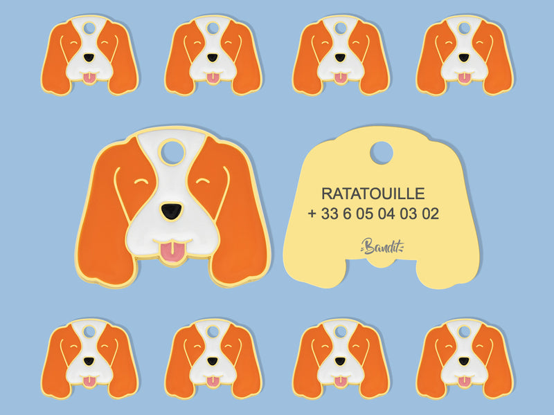 Médaille cavalier pour chien 1