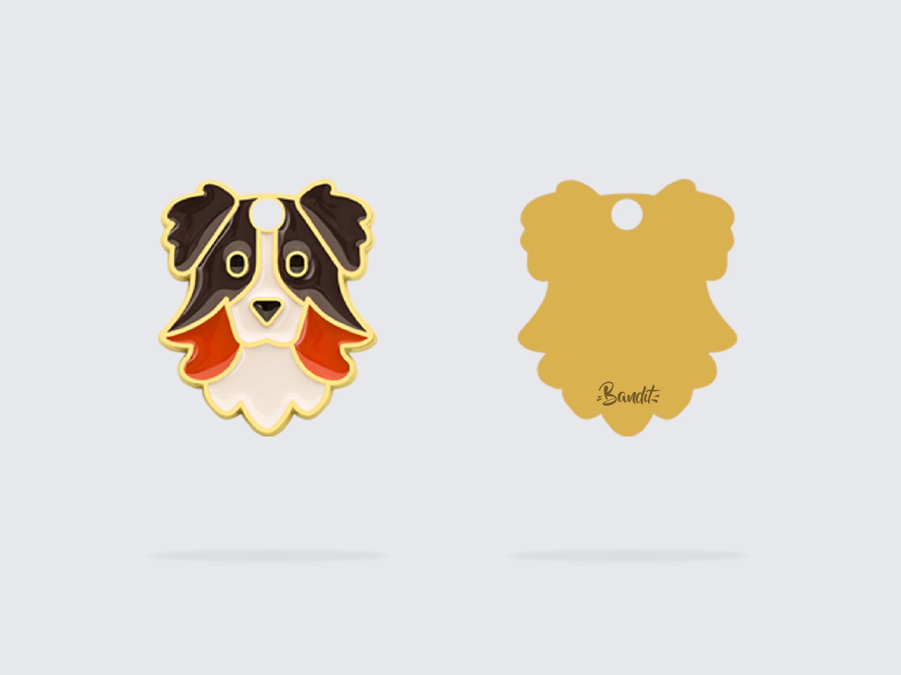 Médaille burger pour chien